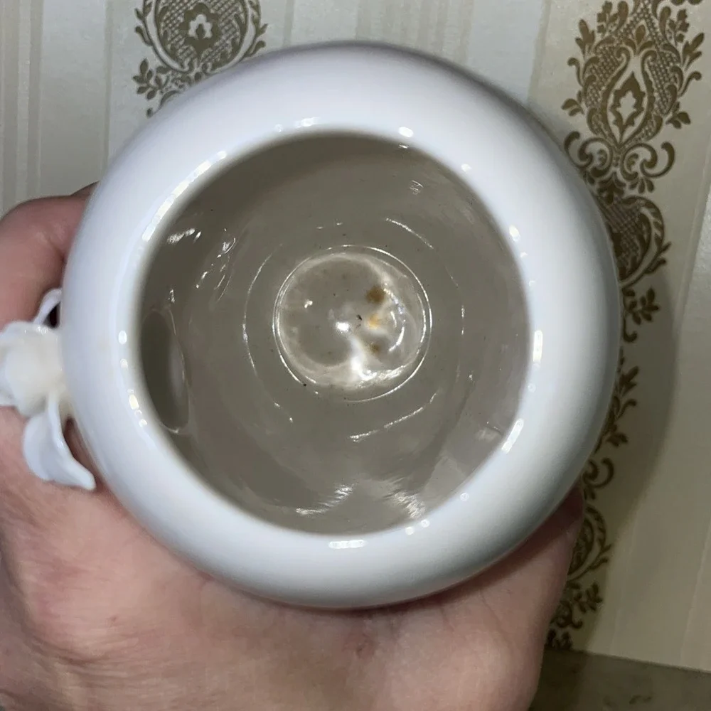 Pure White Tall Ivory Porcelain Vase 6
